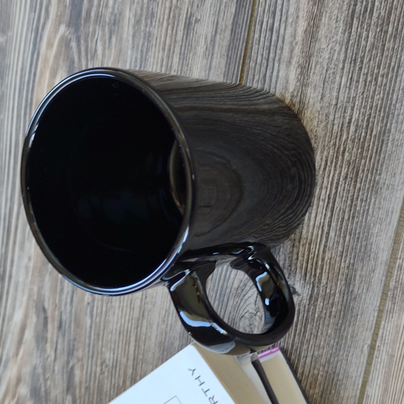 Coffee Keeps Me Busy Until Its Acceptable To Drink Wine Black and White Mug - Picture 3 of 6